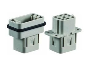 MALE INSERT, CRIMP, 4-POS. 22DF CONTACTS Sibas